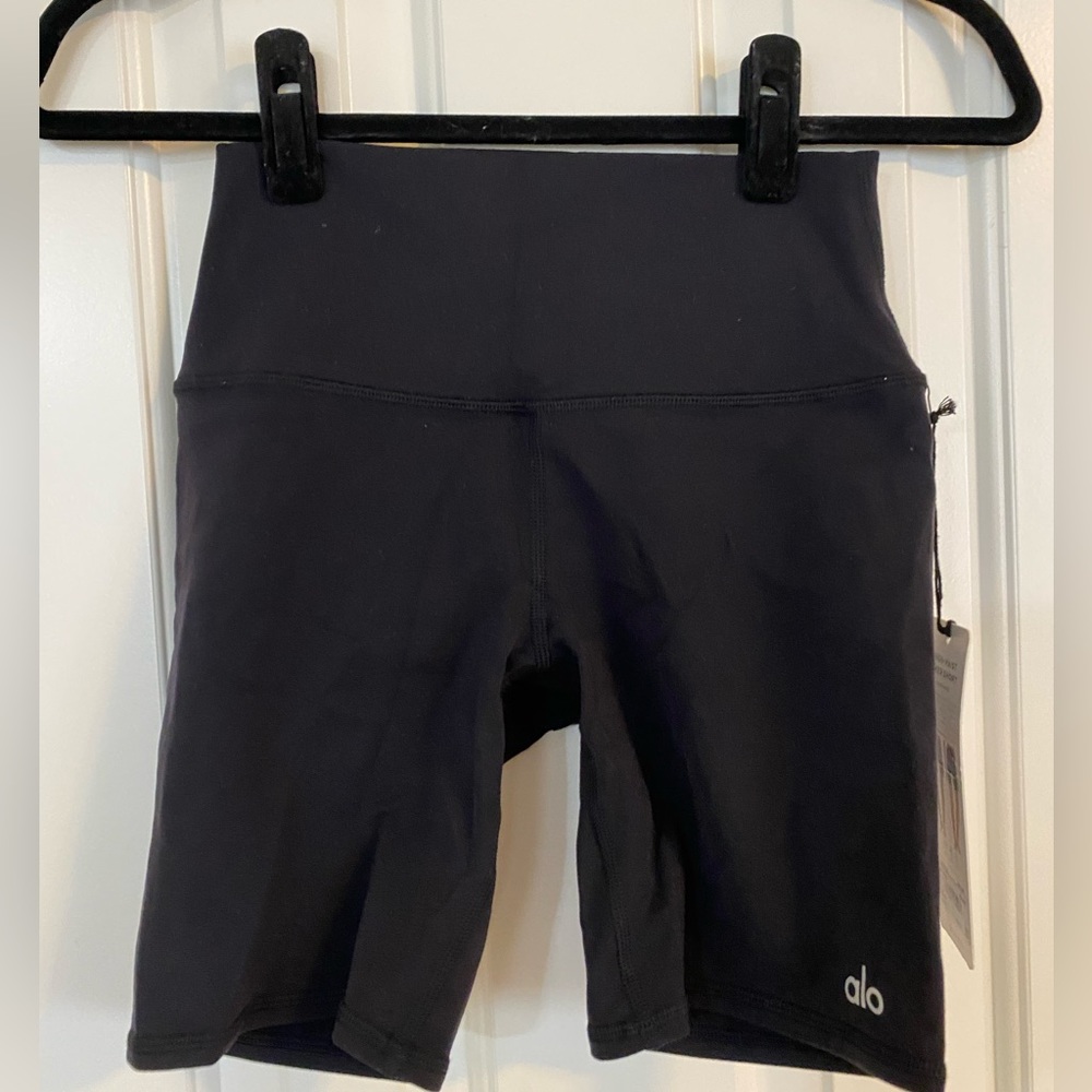 Alo biker shorts.  New with tags.  Size small